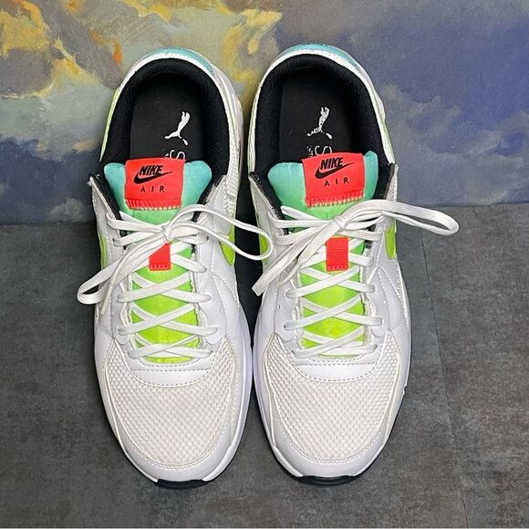 Nike Air Max Excee Women's White/Volt-Black- Crimson Sneakers Size 9 - Picture 15 of 16